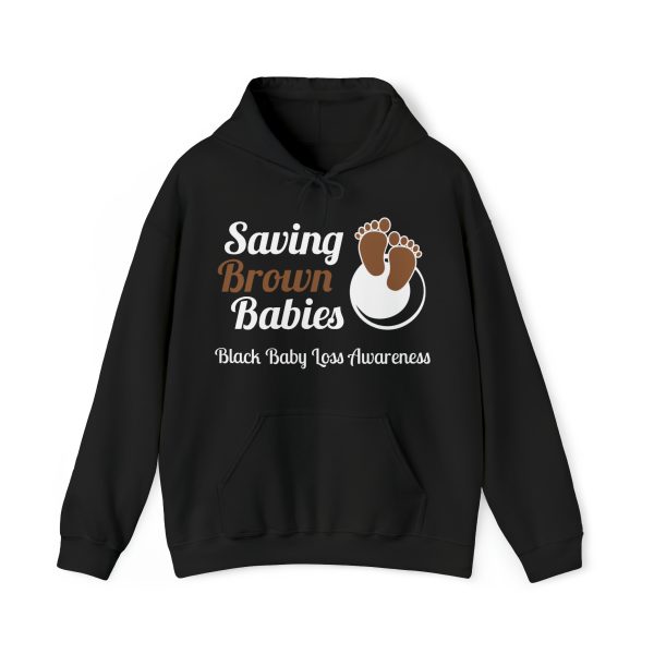 Saving Brown Babies Hooded Sweatshirt - Image 8