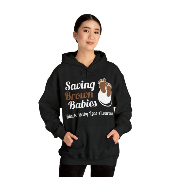 Saving Brown Babies Hooded Sweatshirt - Image 4