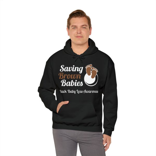 Saving Brown Babies Hooded Sweatshirt - Image 3
