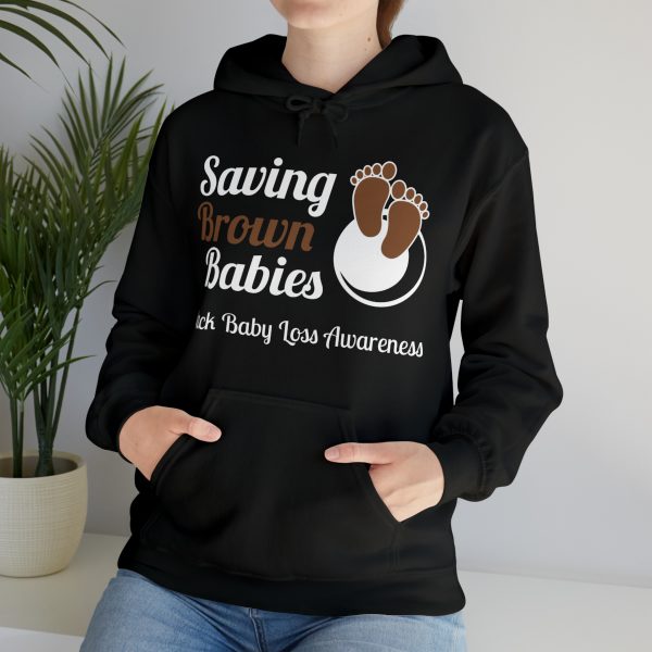 Saving Brown Babies Hooded Sweatshirt - Image 2