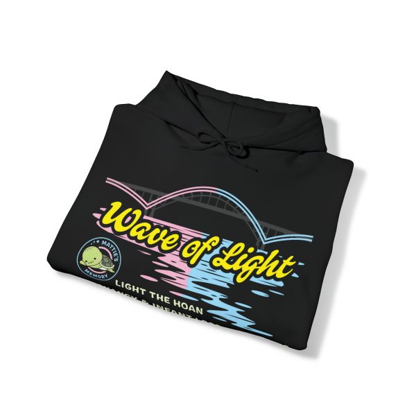 Mattie’s Memory Wave of Light, Light the Hoan Bridge Hooded Sweatshirt - Image 5