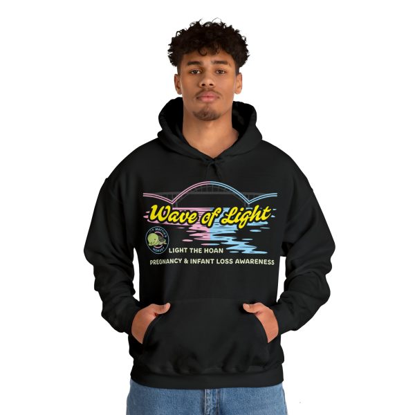 Mattie’s Memory Wave of Light, Light the Hoan Bridge Hooded Sweatshirt - Image 8
