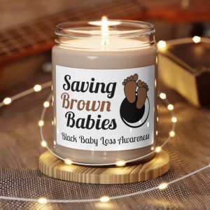 Saving Brown Babies Scented 9oz Soy Jar Candle