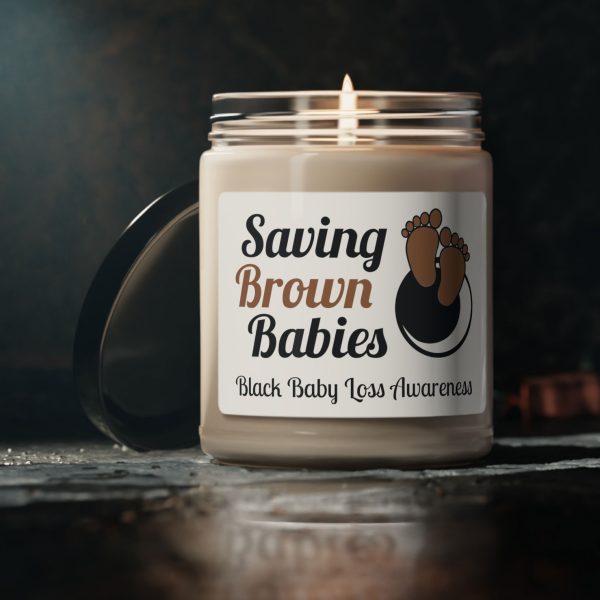 Saving Brown Babies Scented 9oz Soy Jar Candle - Image 5