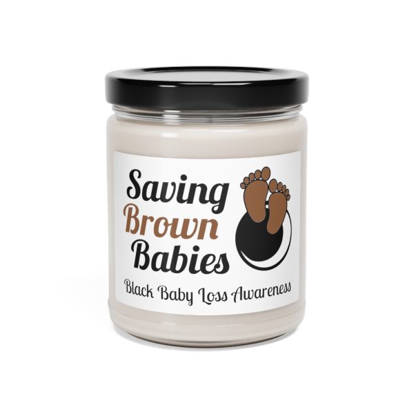 Saving Brown Babies Scented 9oz Soy Jar Candle - Image 2