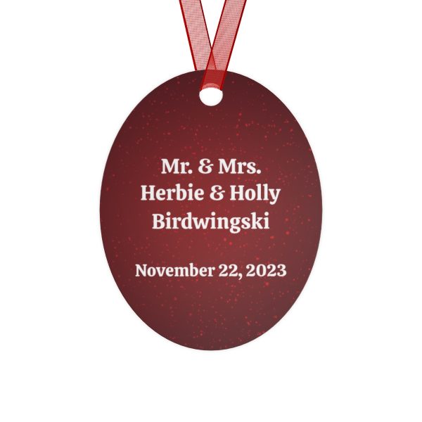 Our First Christmas 2023 Personalized Metal Photo Ornaments - Image 12